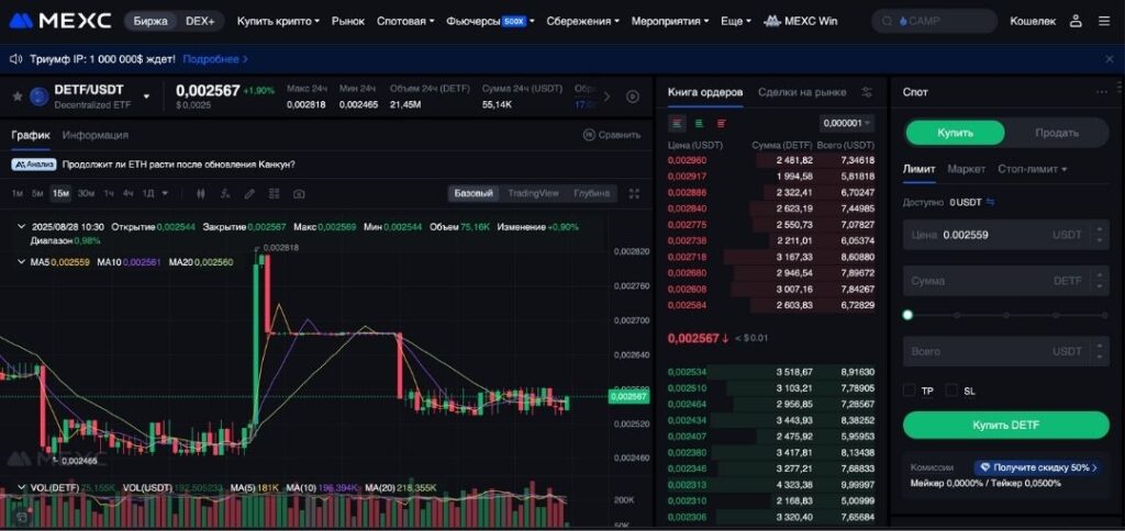 ETF с плечом от Mexc