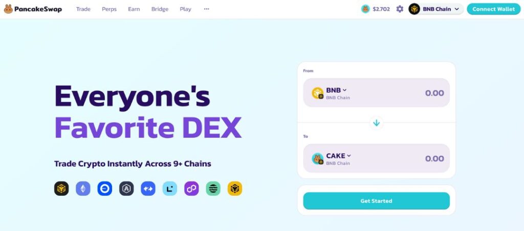 PancakeSwap - популярный выбор для арбитража между DEX и CEX