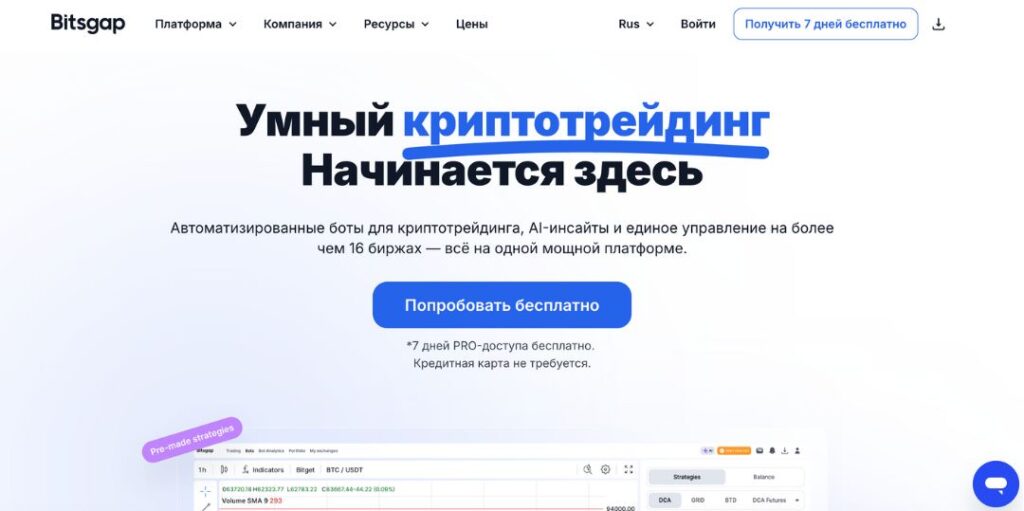 Торговые боты Bitsgap