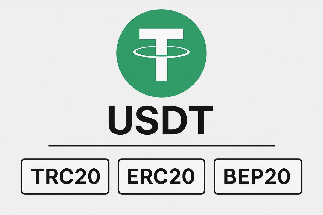 USDT и сети перевода: TRC20, ERC20, BEP20