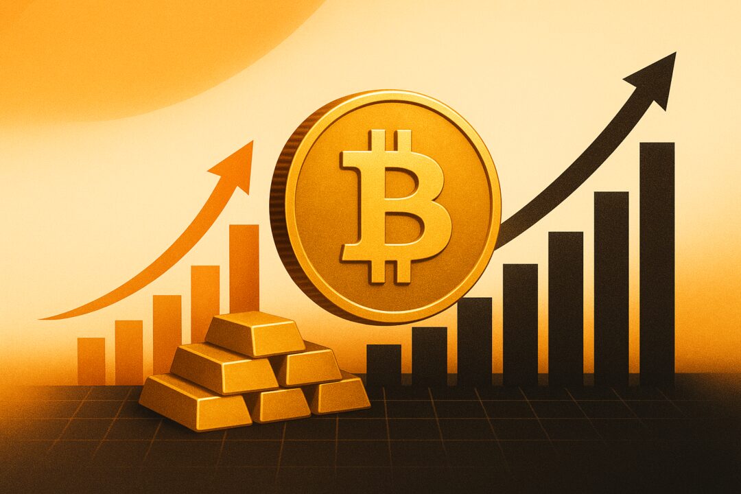 Инвесторы переключаются с золота на Bitcoin: рост притока средств в Bitcoin ETF и отток из золотых фондов